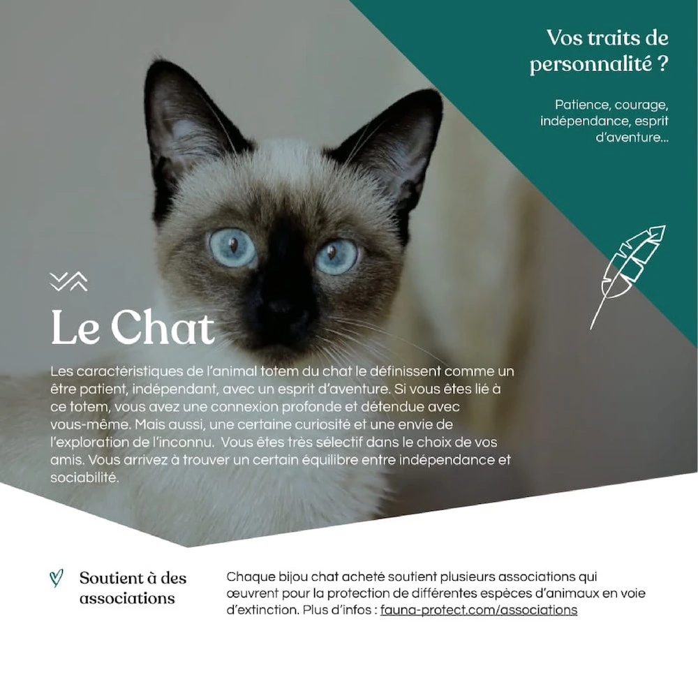 FAUNA Pendentif Chat - Image 7