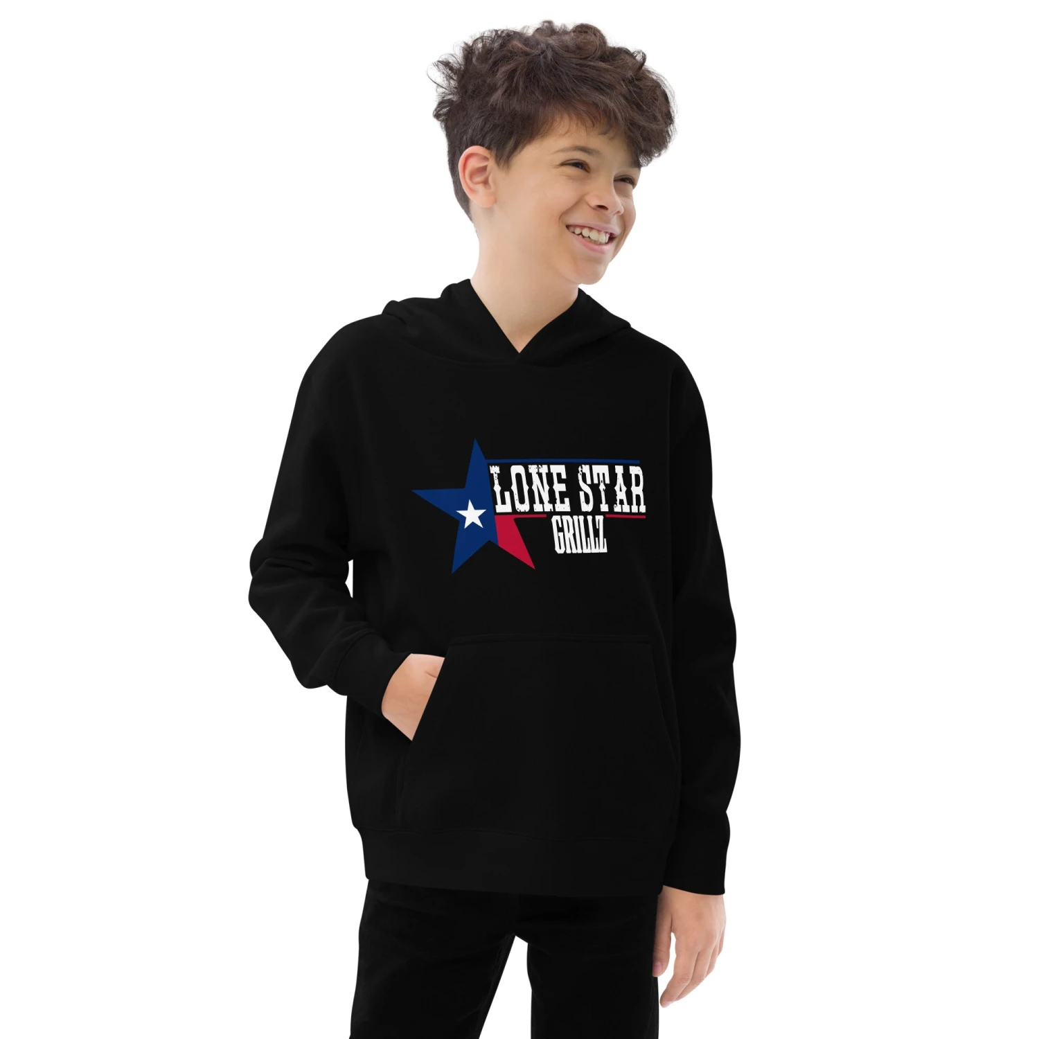 Lone Star Grillz Kids Fleece Hoodie - Image 2