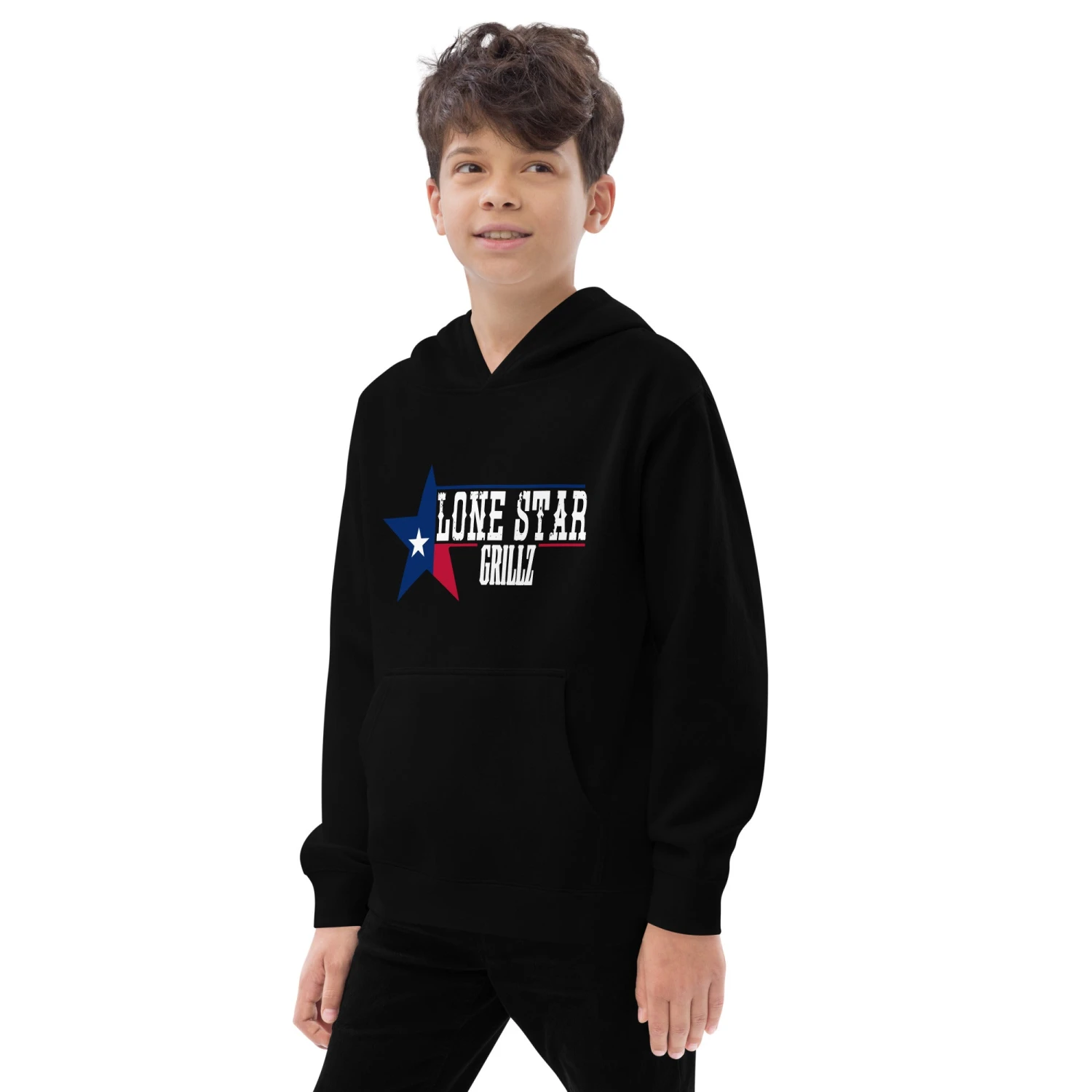 Lone Star Grillz Kids Fleece Hoodie - Image 3